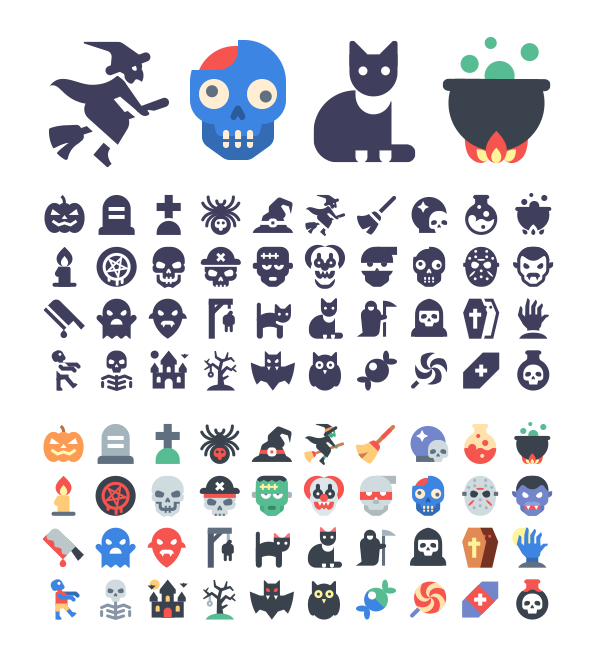 41 Materia Halloween free icons